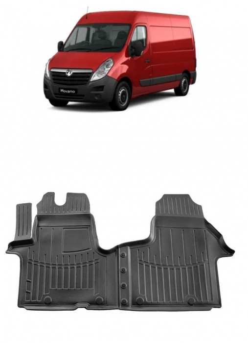 Set Covorase Auto Cauciuc Umbrella Pentru Opel Vivaro B (1+2) (2014-) [1]