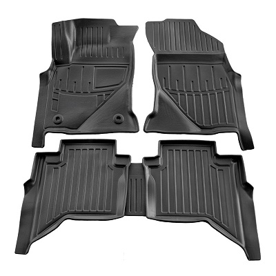 Set Covorase Auto Cauciuc dedicate Toyota Hilux VIII (Crew Cab) (2015-2024) [2]