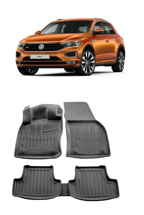 Set Covorase Auto Cauciuc dedicate Volkswagen T-Roc (2017-2023) [1]