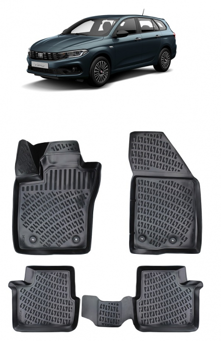 Set Covorase Auto Cauciuc dedicateFiat Egea / Tipo Stw 2015-2020 [1]