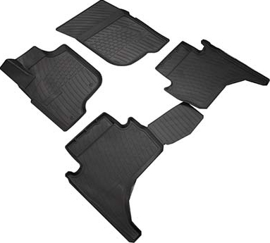 Set covorase auto cauciuc FIT MITSUBISHI L200 3D (2010 - 2014) [2]