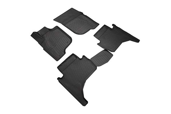 Set covorase auto cauciuc FIT MITSUBISHI L200 3D (2015 - 2019) - 5 buc [2]
