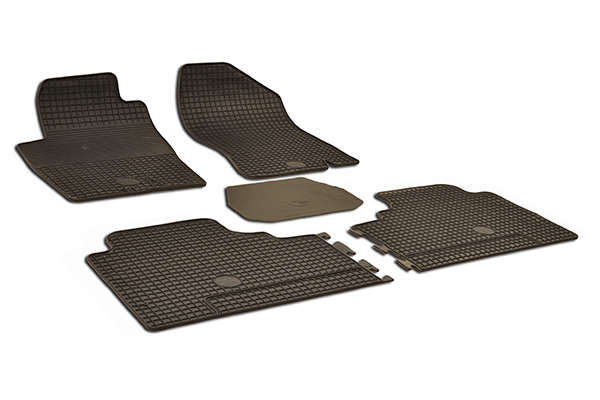 Set covorase auto cauciuc Nissan Navara, Pathfinder (2007-2012) - 5 pcs [1]