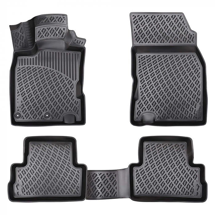 Set Covorase Auto Cauciuc tavita Nissan Qashqai II (J11) 2013-2021 [1]