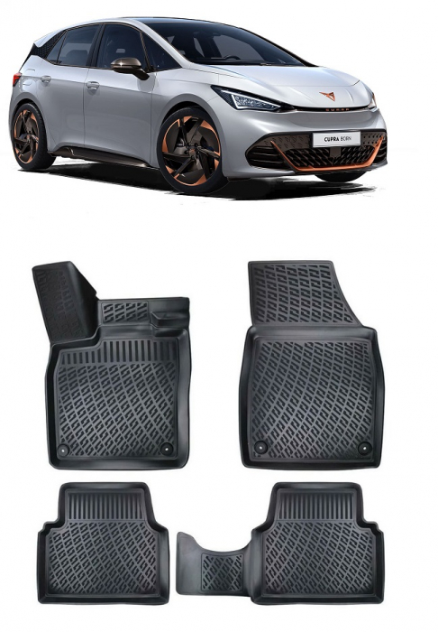 Set Covorase Auto Cauciuc Umbrella Pentru Cupra Born 2021-2024 [1]