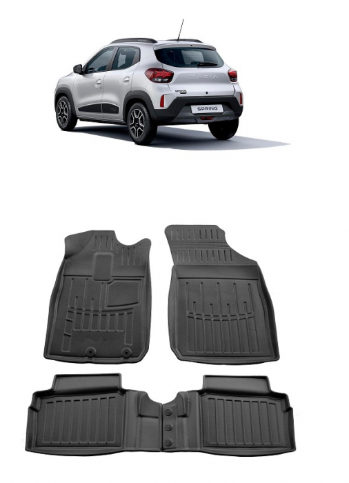Set Covorase Auto Cauciuc Umbrella Pentru Dacia Spring (2021-2023) [1]