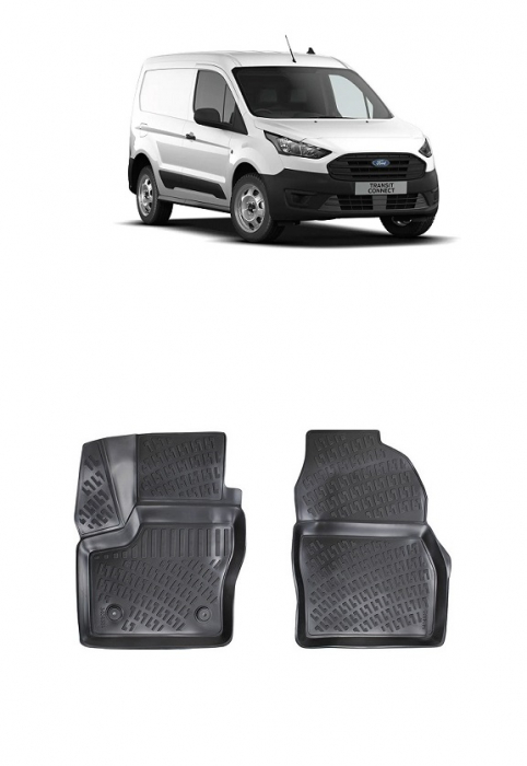 Set Covorase Auto Cauciuc dedicate Ford Connect II (Fata) 2014-2020 [1]