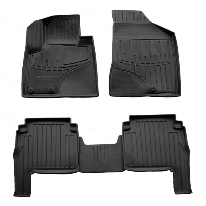 Set Covorase Auto Cauciuc dedicate  Hyundai Santa Fe II (Cm) (2010-2012) [1]