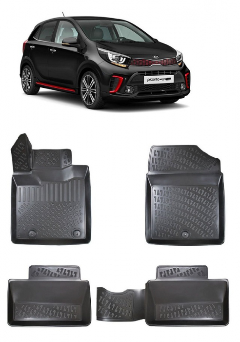 Set Covorase Auto Cauciuc Umbrella Pentru Kia Picanto III 2017-2022 [1]