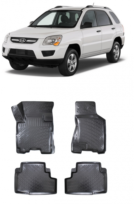 Set Covorase Auto Cauciuc Umbrella Pentru Kia Sportage II (2004-2010) [1]