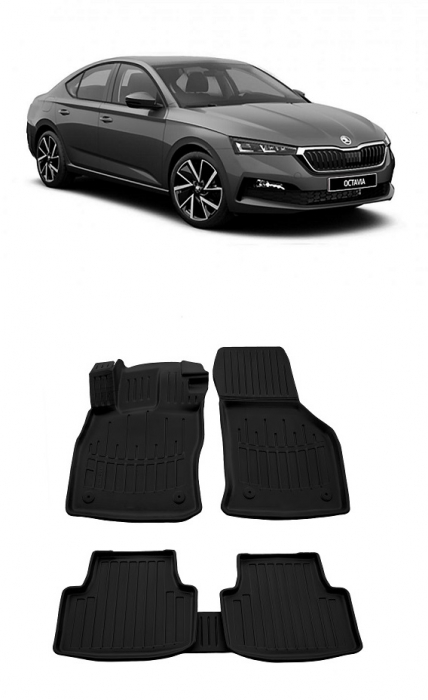 Set Covorase Auto Cauciuc Umbrella Pentru Skoda Octavia IV (A8) (2020-2023) [1]