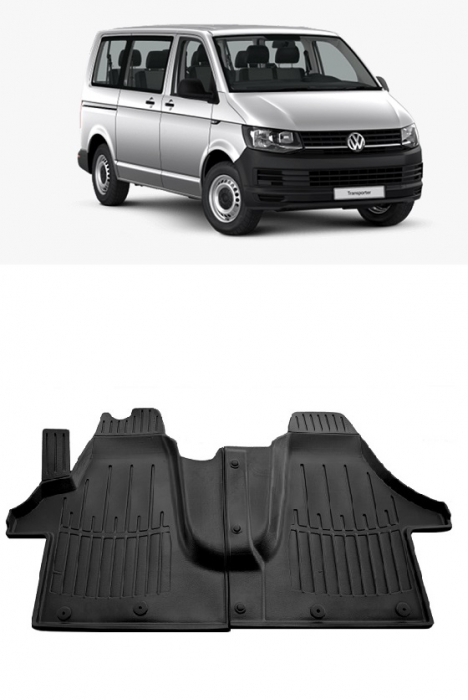 Set Covorase Auto Cauciuc Umbrella Pentru Volkswagen T6 (2015-2021) (1+2) [1]
