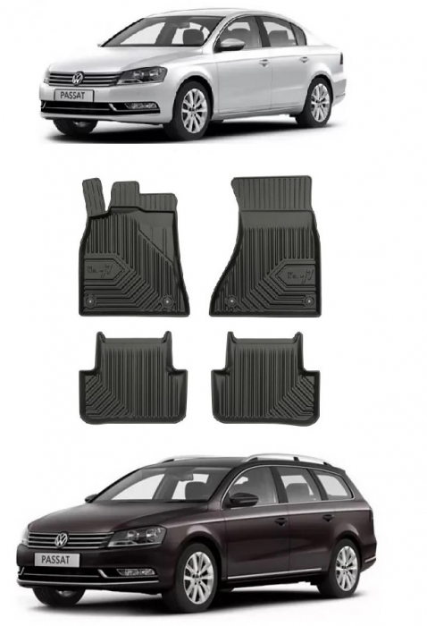 Set Covorase Auto Cauciuc Volkswagen Passat B7 (2010-2014) [1]