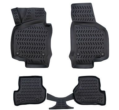 Set covorase cauciuc tip tavita Volkswagen Golf VI (2008 - 2013) [2]