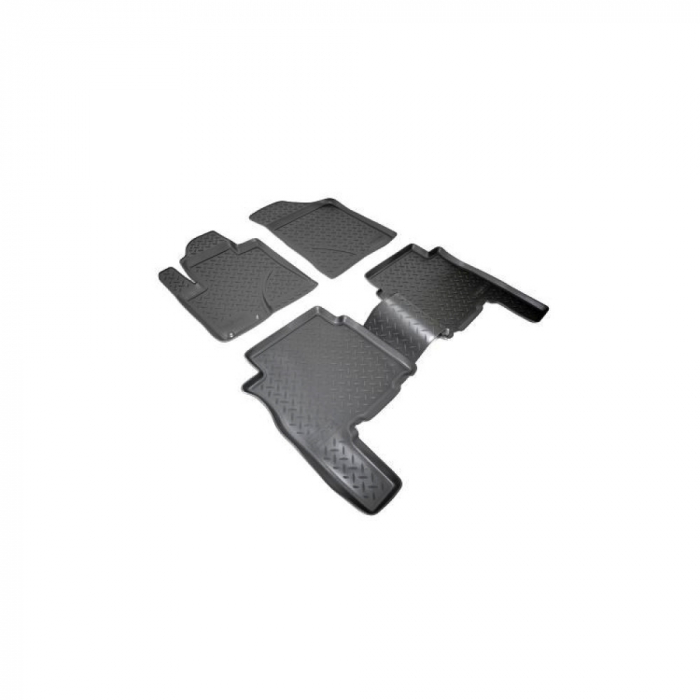 Set Covorase cauciuc stil tavita Hyundai Santa Fe II 2009-2012 [1]