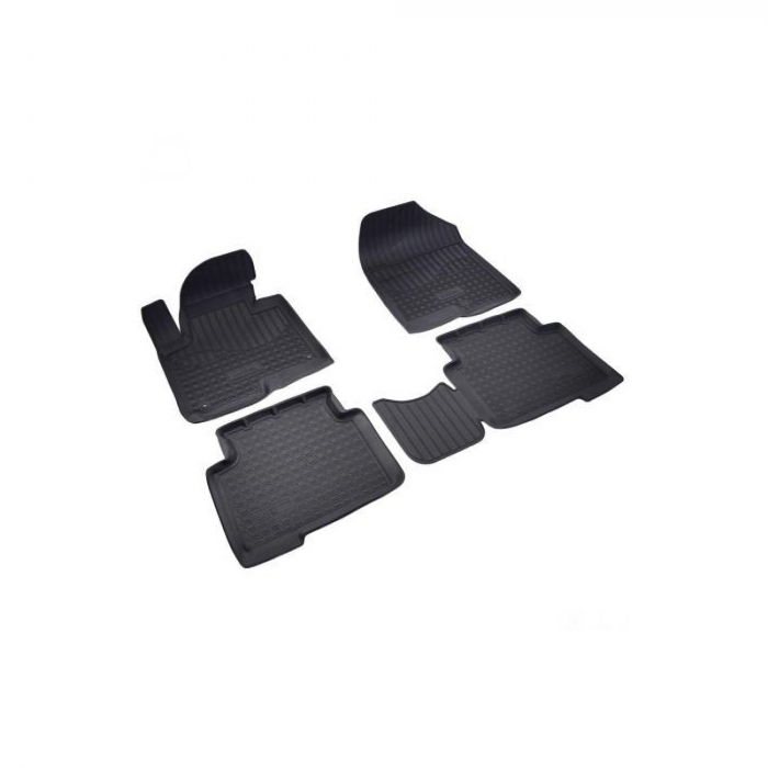 Set Covorase cauciuc stil tavita Hyundai Santa Fe III / Hyundai Grand Santa FE 2012-2018 [1]
