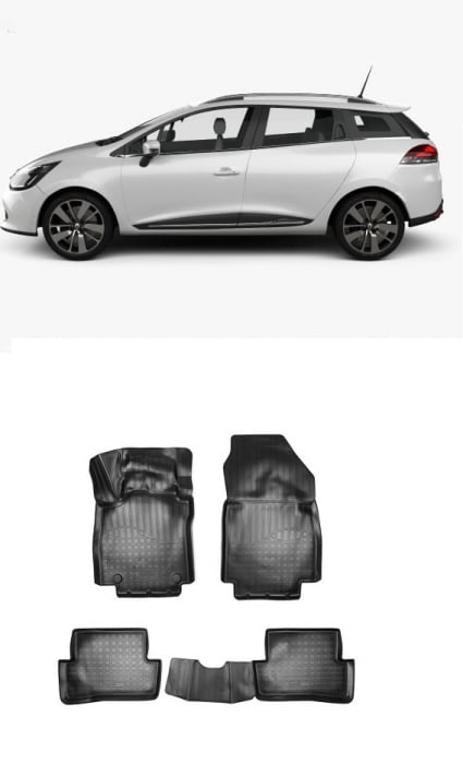 Set Covorase cauciuc tavita  compatibile Renault Clio IV 2012-2019 [1]