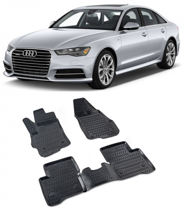 Set covorase cauciuc tip tavita AUDI A6  C7 (2011-2018) [1]