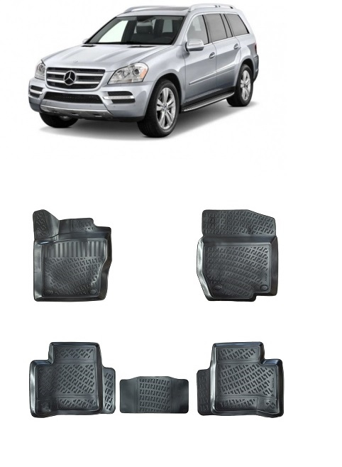 Set covorase cauciuc tip tavita MERCEDES-BENZ GL (X164) (2006-2013) [1]