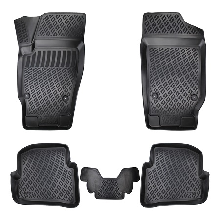 Set covorase cauciuc tip tavita VOLKSWAGEN POLO (2009-2017) [2]