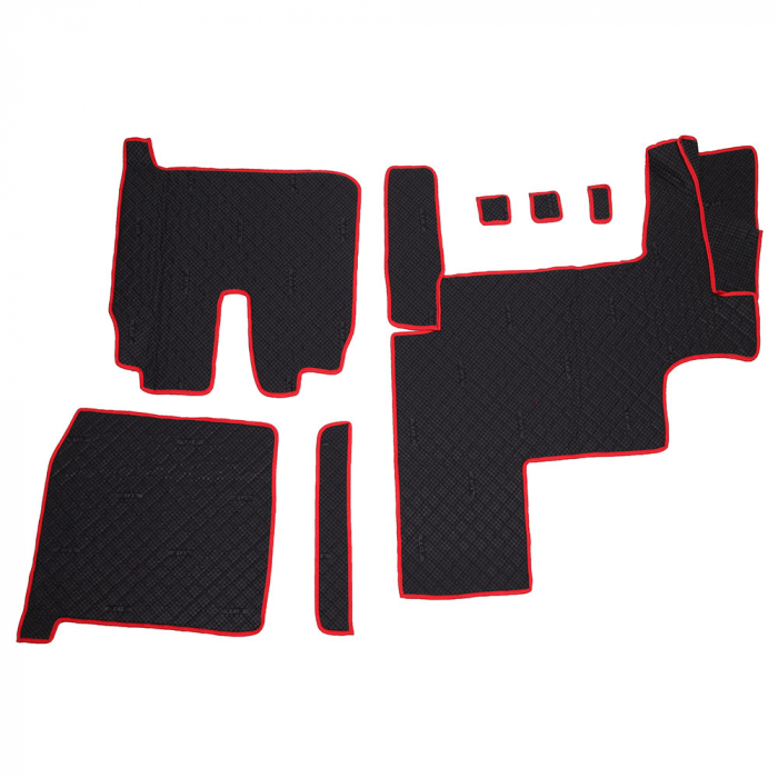 Set Covorase Piele Ecologica Truck Umbrella Pentru Man Tgx Euro 5 Negru [3]