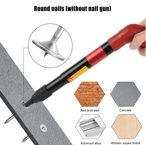 Set cuie ciuperci 100 bucati pentru pistol autopropulsat - 27 mm, 7.3 mm [6]
