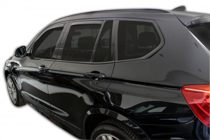 Set de 4 Paravanturi auto de vant pentru geamuri fata si spate pentru BMW X3 F25 2010-2017 [2]