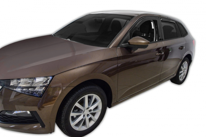 Set Paravanturi auto de vant pentru geamuri fata si spate SKODA SCALA 2019-2025 [2]
