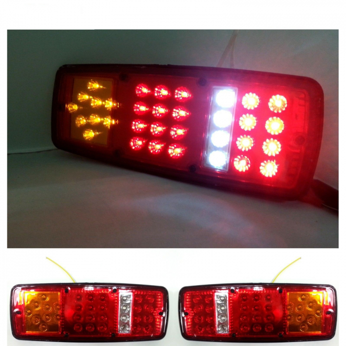 Set de Doua Lampi Auto LED Spate  5 Functii, Remorca, Camion, Trailer, 12V [3]