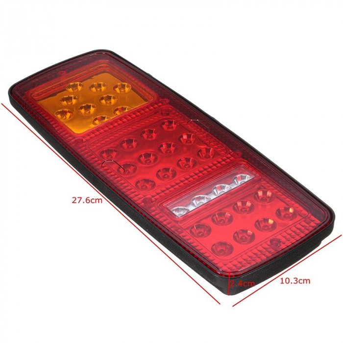 Set de Doua Lampi Auto LED Spate  5 Functii, Remorca, Camion, Trailer, 12V [4]