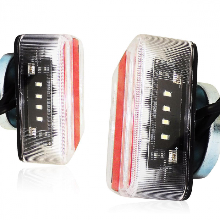 Set stopuri LED cu cinci funcții 12V cu magnet și cablu 7,5m pentru remorci, platforme, rulote și altele. [9]