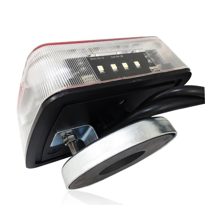 Set stopuri LED cu cinci funcții 12V cu magnet și cablu 7,5m pentru remorci, platforme, rulote și altele. [8]