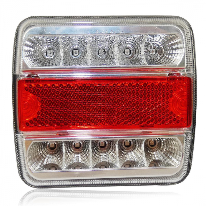 Set stopuri LED cu cinci funcții 12V cu magnet și cablu 7,5m pentru remorci, platforme, rulote și altele. [3]