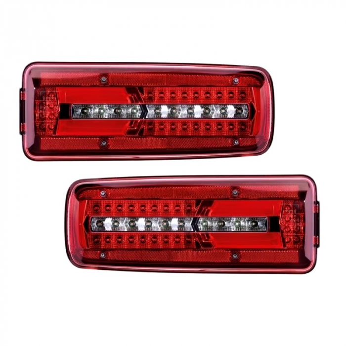 Set  stopuri LED stânga și dreapta 24V cu 8 funcții, potrivit pentru remorcă, rulotă, dubă, tir, camion Man TGX [7]