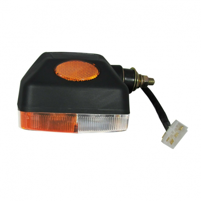 Set Faruri cu Semnalizare Cu Cablu, Utilaje Dezapezire Buldoexcavator Tractor H4, 24V , Stanga si Dreapta [4]