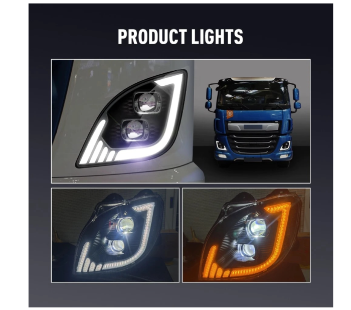 Set Faruri LED 24V cu DRL pentru DAF XF 106 / 116 OEM KF-L2137 [3]