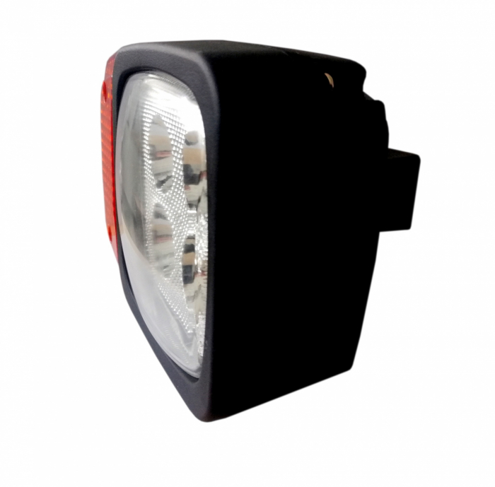 Set faruri LED intermitent, potrivite pentru tractor, mașină de recoltat, excavator, plug de zăpadă, etc. - 4 diode (12W, 1000 lm pentru fiecare lumină) [5]