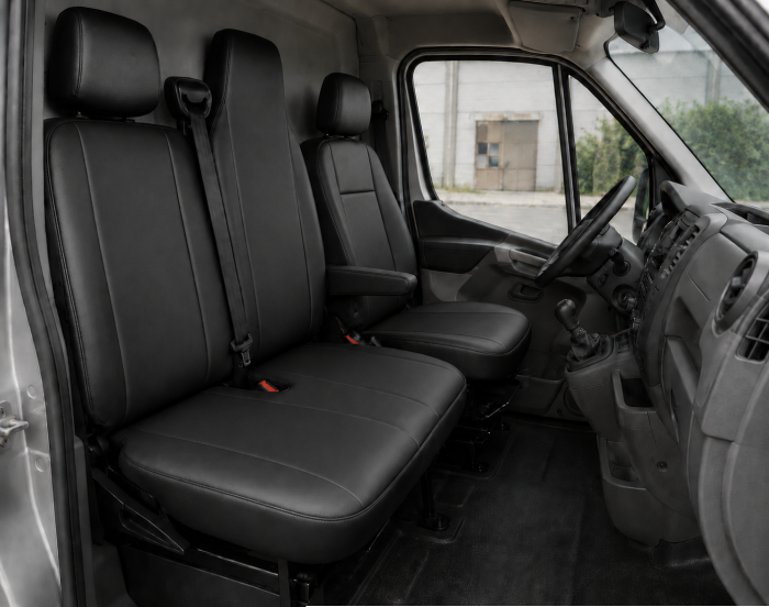Set Huse din Piele Ecologica dedicate Renault Master III 2010-2019 – Negru [2]