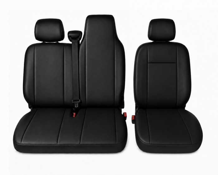 Set Huse din Piele Ecologica dedicate Renault Master III 2010-2019 – Negru [3]