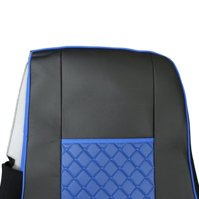 Set huse din piele ecologica pentru DAF XF 106 (2015-2021) Albastru/Negru [3]