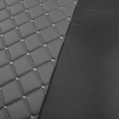 Set huse din piele ecologica pentru DAF XF 106 (2015-2021) Gri/Negru [11]