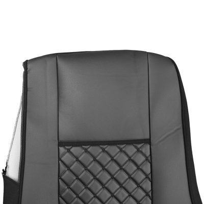 Set huse din piele ecologica pentru DAF XF 106 (2015-2021) Negru [5]