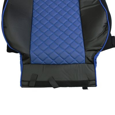 Set huse din piele ecologica pentru MAN TGX 2015–2021 - Albastru/Negru [6]