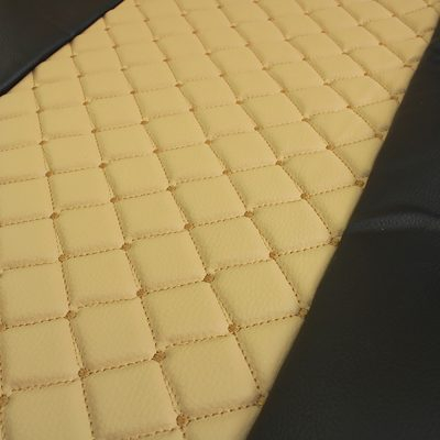 Set huse din piele ecologica pentru MAN TGX 2015–2021- Bej/Negru [6]