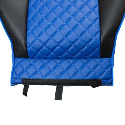 Set huse din piele ecologica pentru MAN TGX 2021-2025 - Albastru/Negru [4]