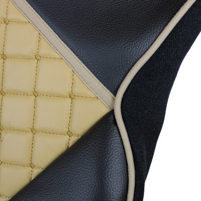 Set huse din piele ecologica pentru MAN TGX 2021-2025 Bej/Negru [10]