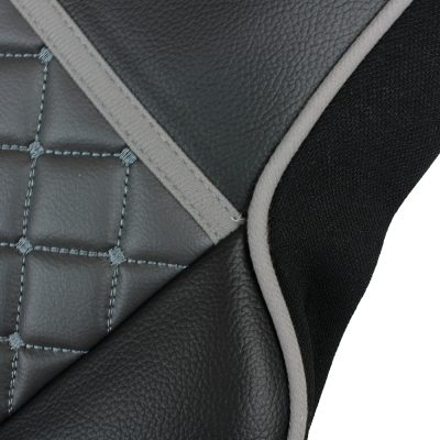 Set huse din piele ecologica pentru MAN TGX 2021-2025 Gri/Negru [4]