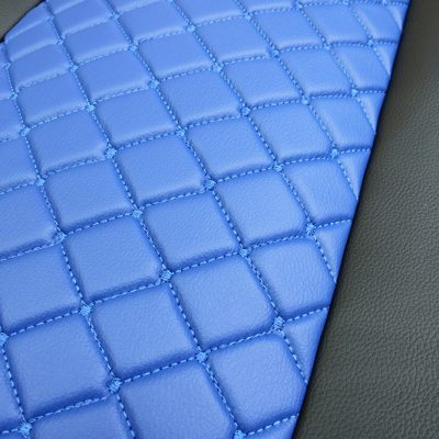 Set huse din piele ecologica pentru MERCEDES ACTROS MP4 (2015-2021) Albastru/Negru [5]