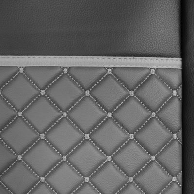 Set huse din piele ecologica pentru MERCEDES ACTROS MP4 (2015-2021) - Gri/Negru [6]