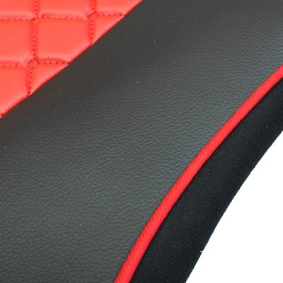 Set huse din piele ecologica pentru MERCEDES ACTROS MP4 (2015-2021)  Roșu/Negru [7]